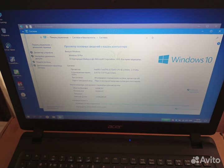 Новый мощный acer (core i5-7200) c коробкой