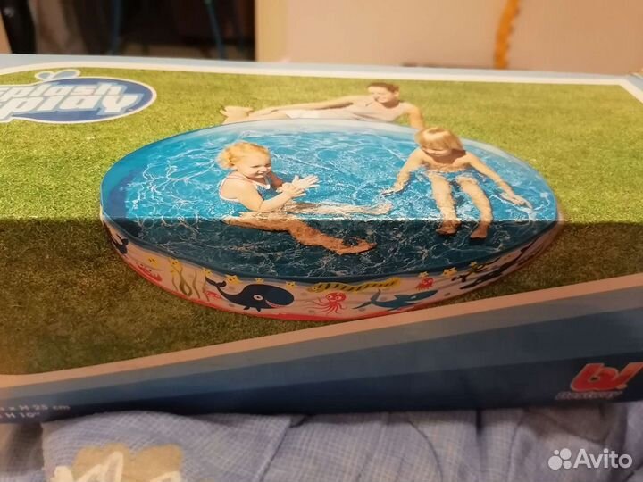 Бассейн новый, жёсткая стенка, размер 1.52*H25