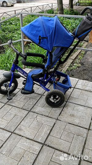 Детский трехколесный велосипед бу