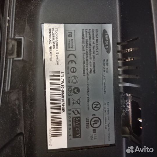 Монитор на запчасти