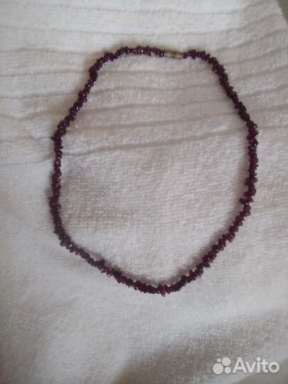 Бусы гранатовые СССР