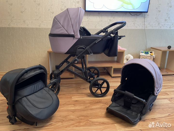 Коляска adamex mobi air delux 3 в 1