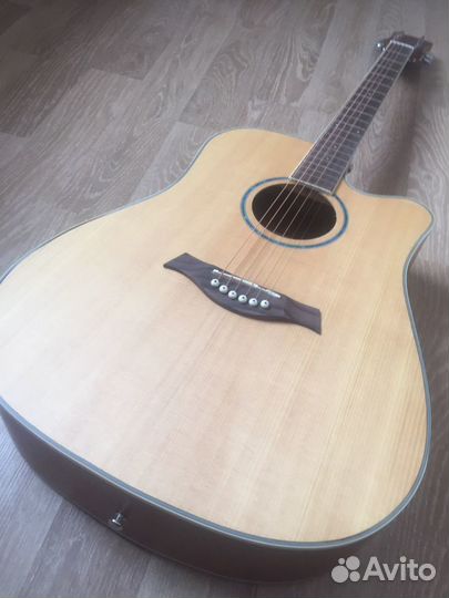 Гитара акустическая новая. Дредноут. Массив