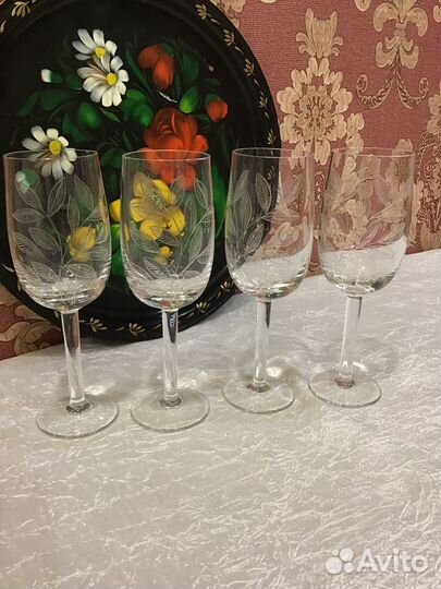 Фужеры хрустальные СССР