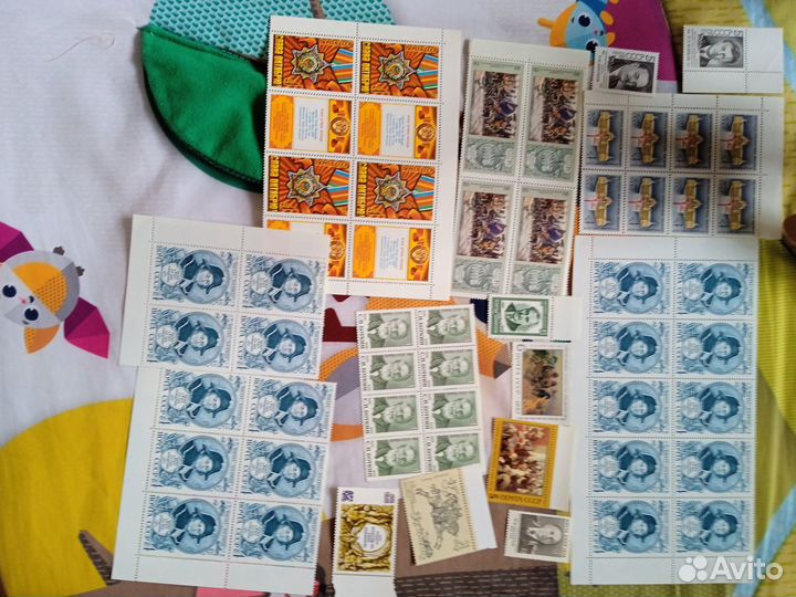 Марки негашеные СССР