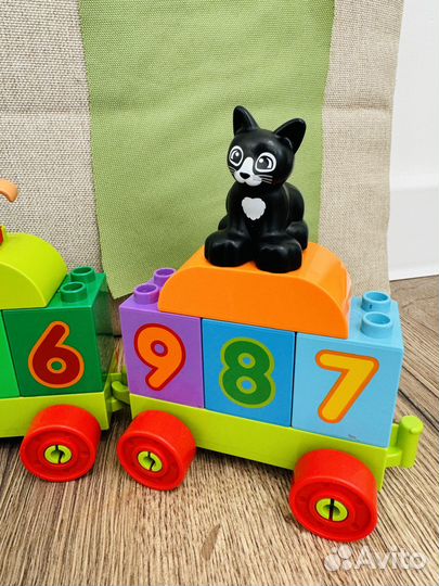 Lego duplo поезд - играй и считай