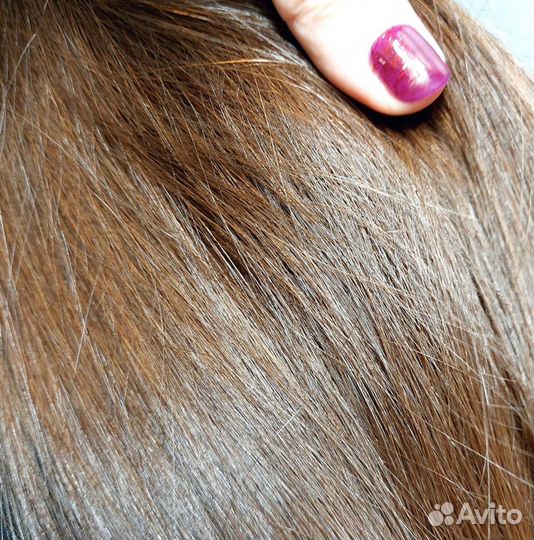 Детские волосы некрашеные, 40см, рассрочка