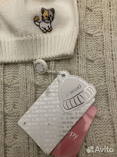 Шапочка для новорожденного Италия