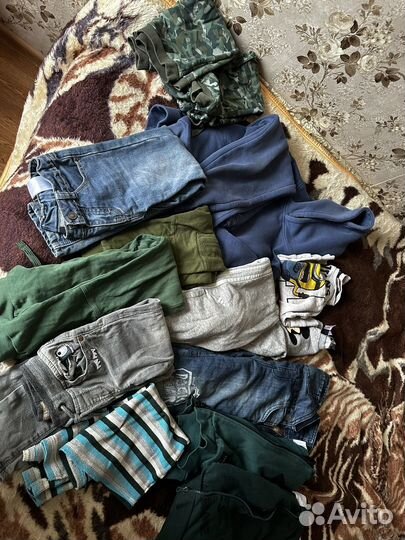 Пакет фирменных вещей для мальчика 116 122