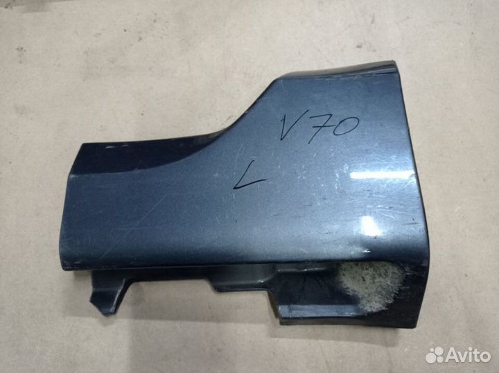 Volvo V70 2008- накладка порога короткая левая
