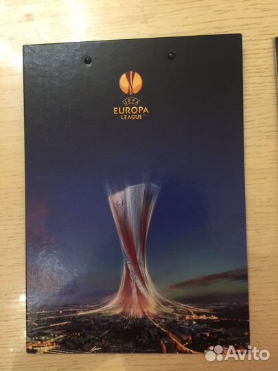 Планшет с зажимом А4 leagua europa uefa