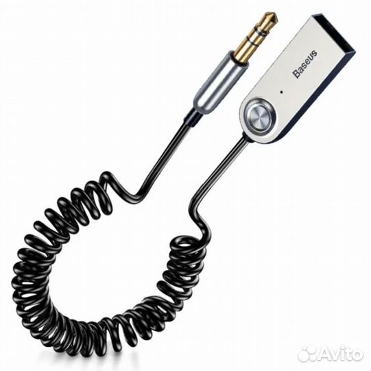 Адаптер Bluetooth- aux Baseus BA01 black