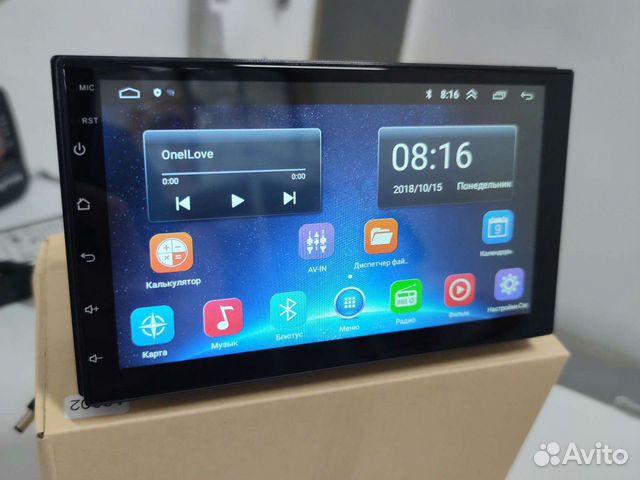 Магнитола 2-DIN Android 10,голосовое управление