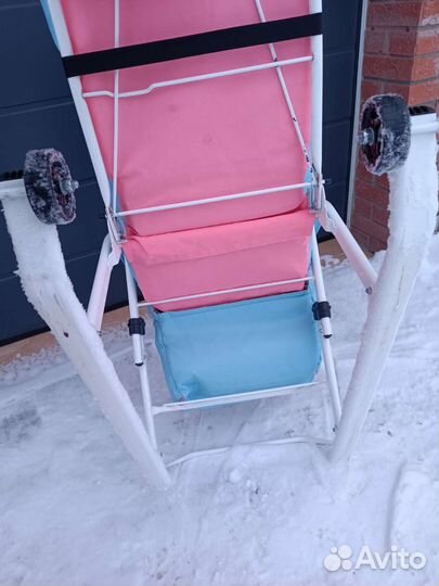 Детские санки коляска