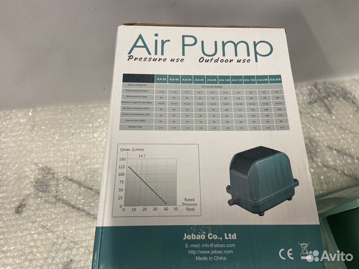 Компрессор Jecod JCA-85 для септика