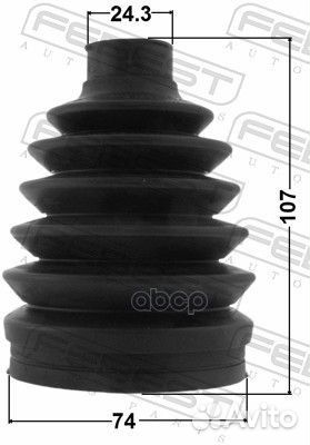 Пыльник ШРУСа внешнего (комплект) PVC chevrolet