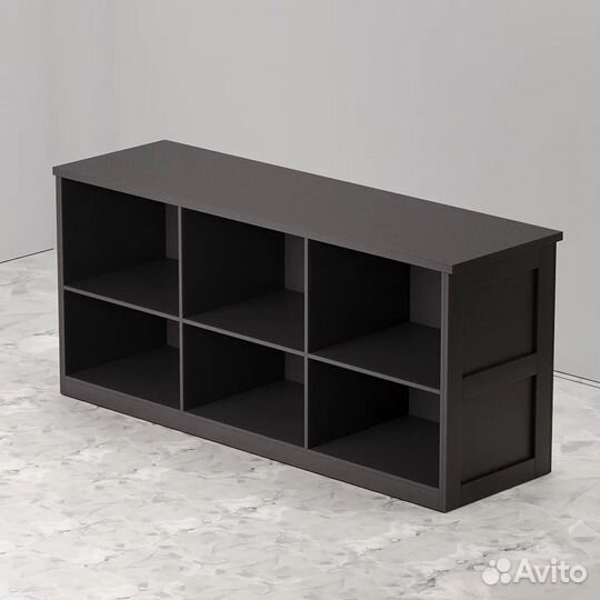 Барная стойка, барный модуль Прайм Черная 2000х900х600