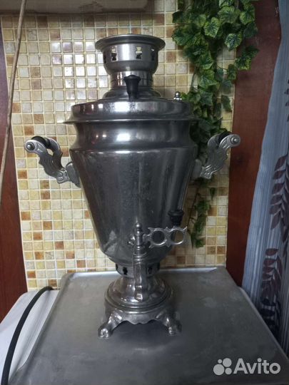 Самовар дровяной угольный