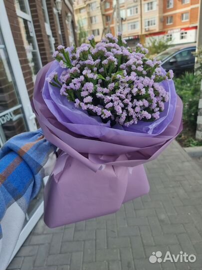 Статица сухоцвет. Сухоцвет.букет с доставкой