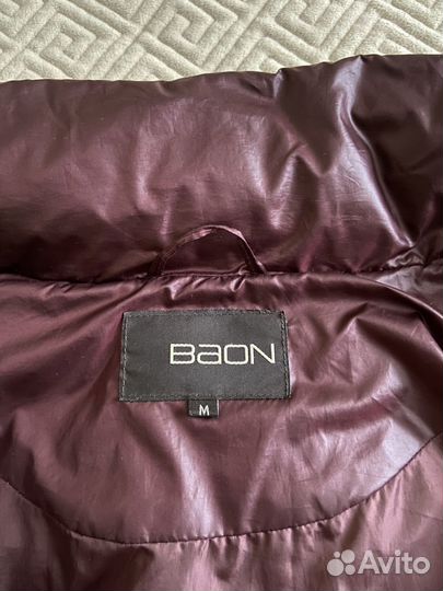 Пуховик женский с мехом baon 46 размер (размер M)