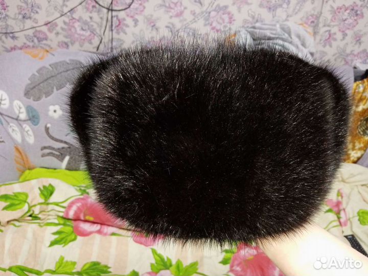 Норковая шапка мужская ушанка