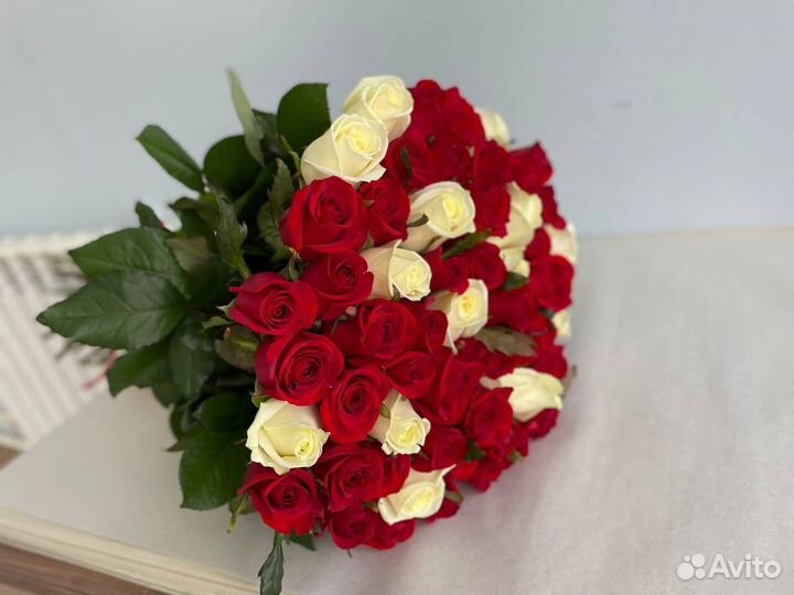 51 роза Розы Букет роз доставка 101 роза