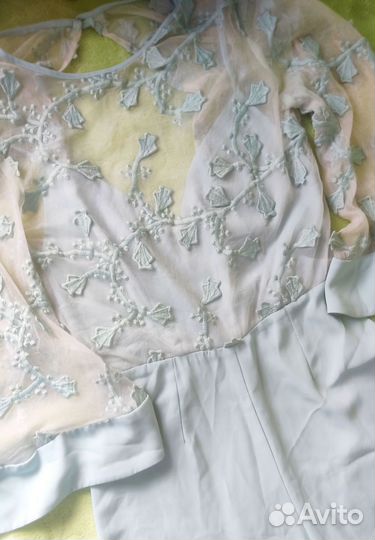 Комбинезон вышивка сетка 40 42