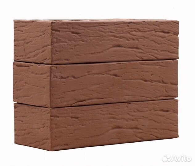 Кирпич лицево рустик