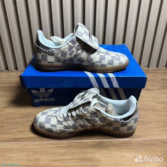 Кроссовки Adidas samba – искусство от Louis Vuitton