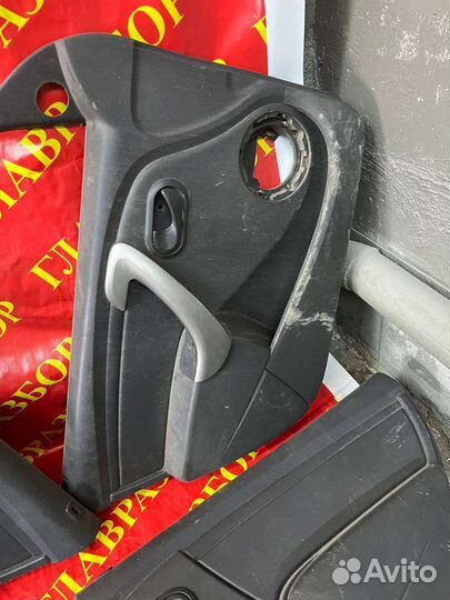 Обшивки дверей на рено логан