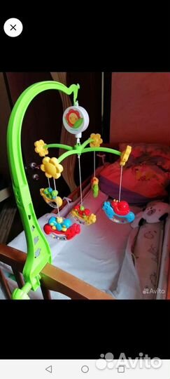 Пакет игрушек + музыкальный мобиль