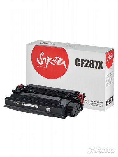 Картридж CF287X для HP, sakura