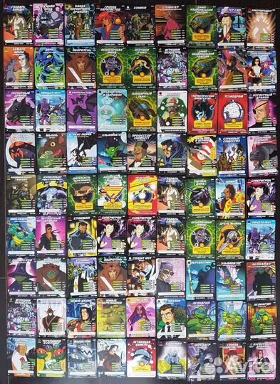 Коллекция карточек Черепашки Нинзя боевая четвёрка