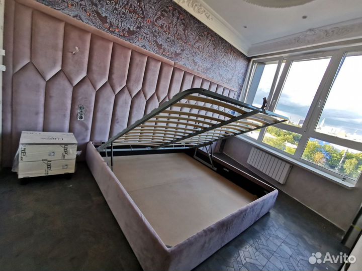 Мягкие стеновые панели и кровати