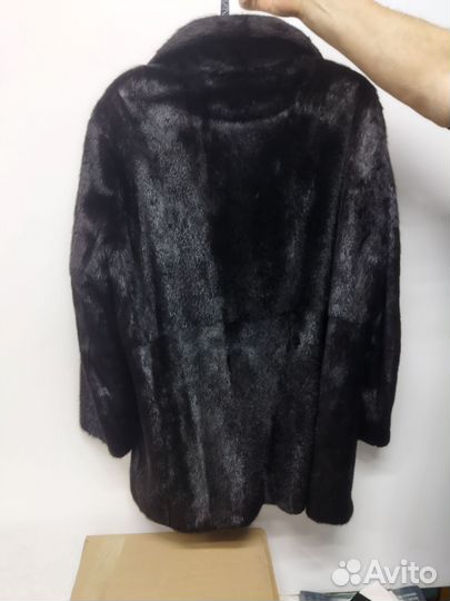 Мужская норковая шуба