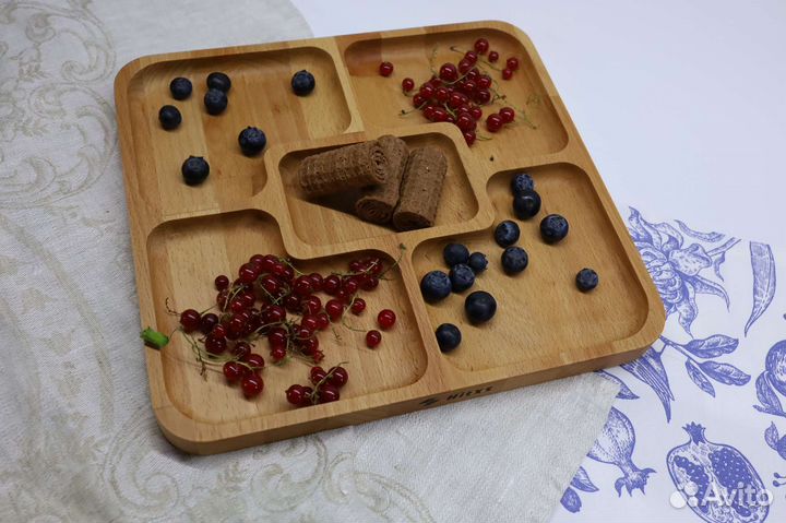 Менажница деревянная