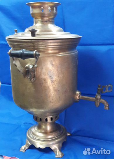 Самовар дровяной Тула. Краник для Самовара. Ручки