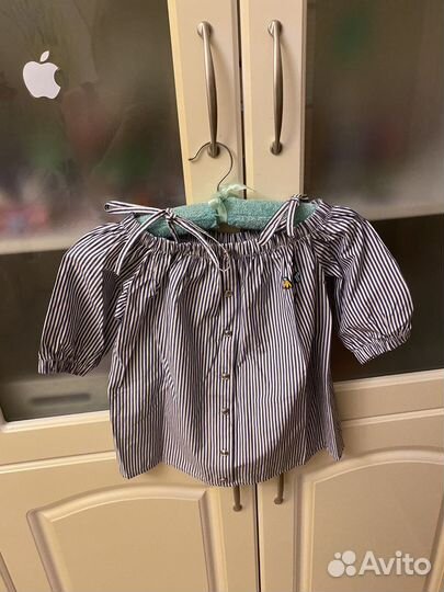 Полосатая блузка детская