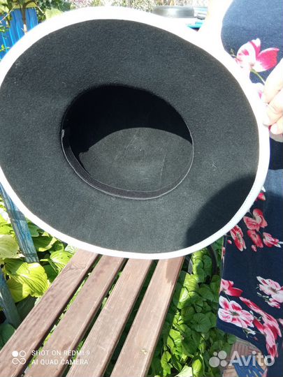 Шляпа женская черная