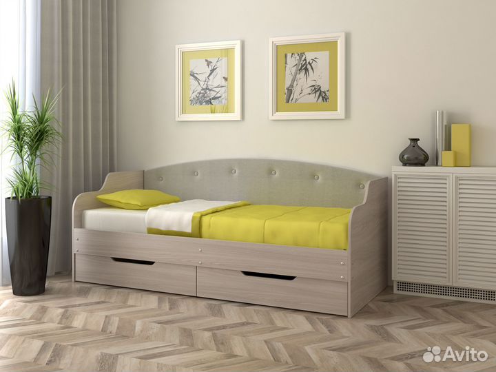 Кровать Юниор 2 Серебро