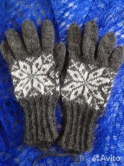 Перчатки пуховые