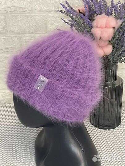 Шапка из ангоры Италия