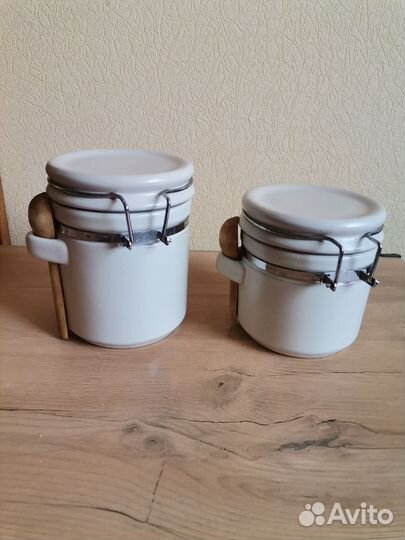 Банка для хранения керамика Santorin