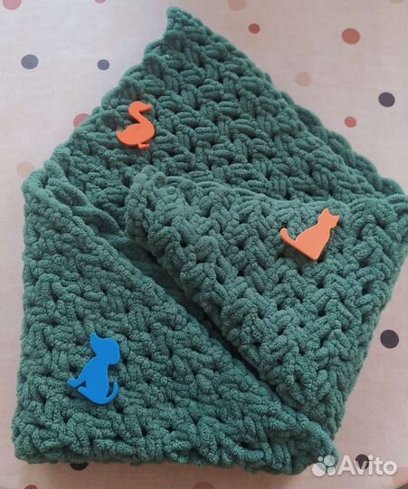 Плед детский из Ализе пуффи