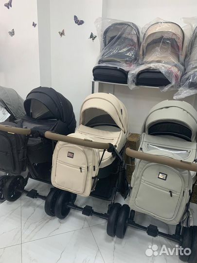 Новинки экокожа Коляски 2 В 1
