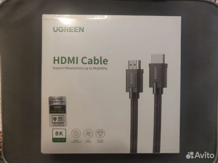 Кабель hdmi 2.1 Ugreen Ultra High Speed 8k/60Gz/2м