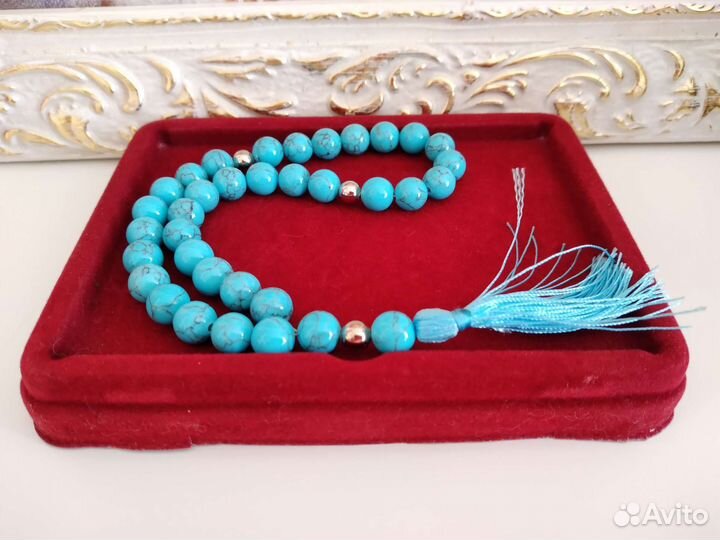 Чётки бирюза