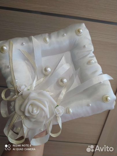 Подушечка для колец новая