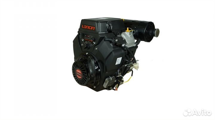 Двигатель бензиновый Loncin lc2v80fd 20А, 30 л.с