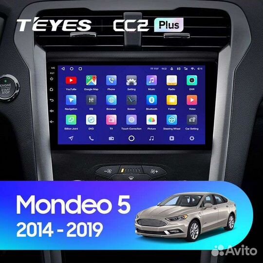 Магнитола Ford Mondeo 5 2014-2019 Андроид Teyes